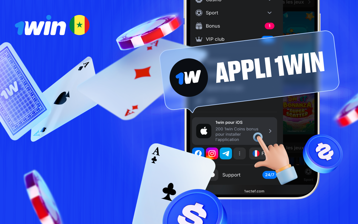 1win APK Sénégal, télécharger le casino mobile